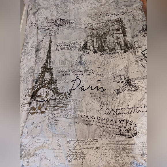 Paris theme bedding- twin - Picture 3 of 6
